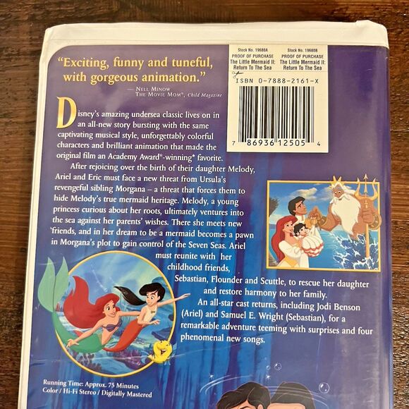 Little Mermaid II, The: Return to the Sea (VHS, 2000) - Picture 5 of 7